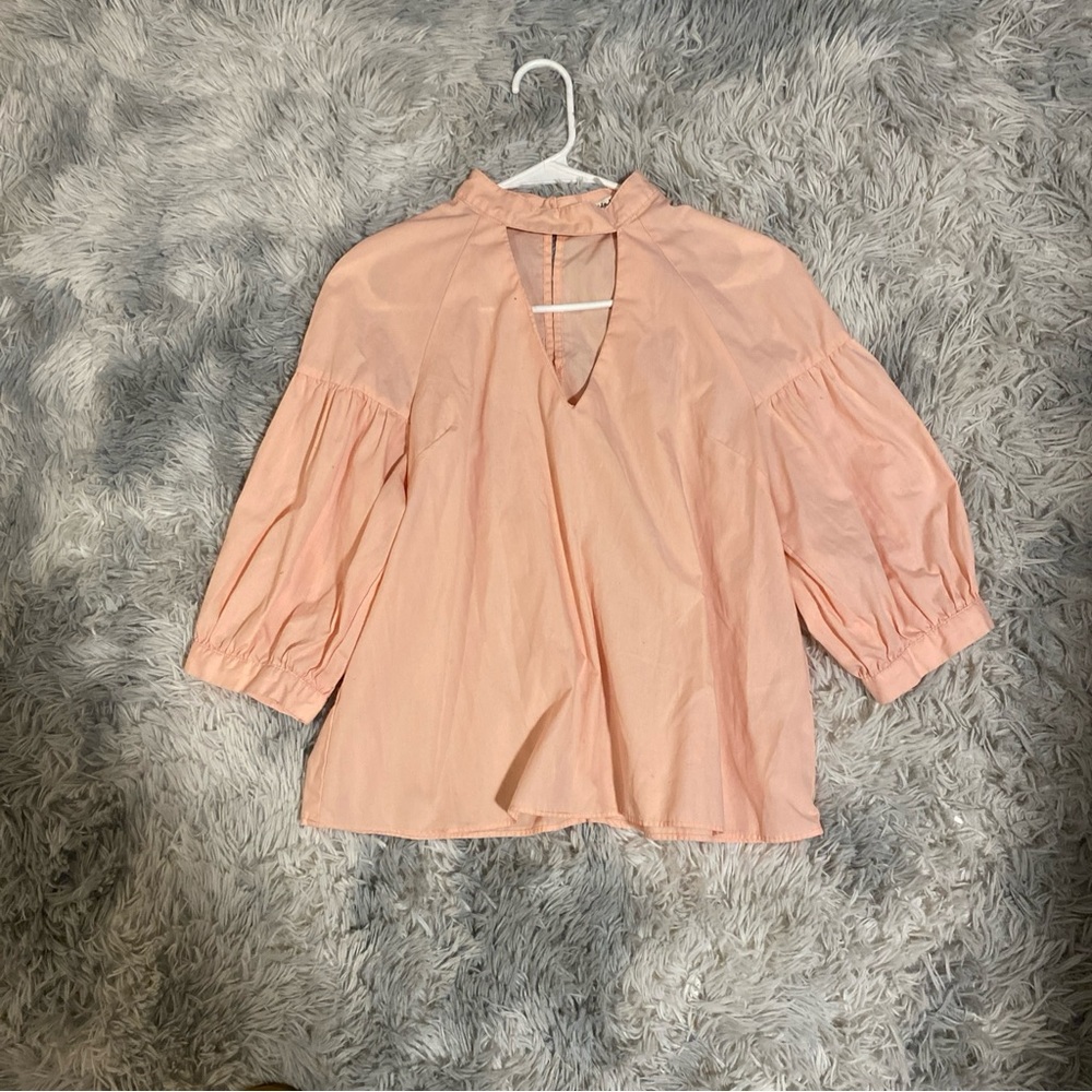 Bleuh Ciel women’s orange blouse size L